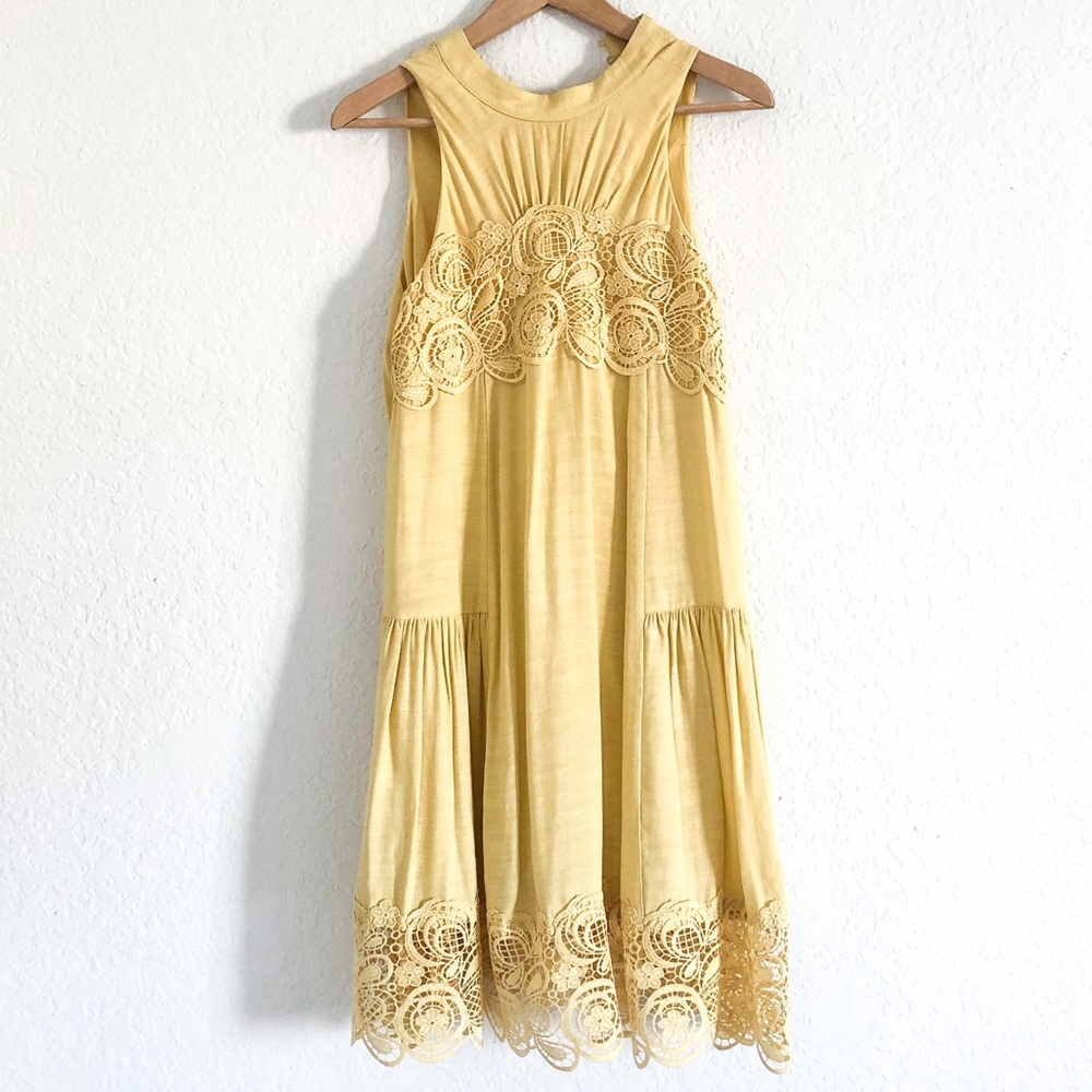 H&M Special Edition - Yellow Lace Sun Dress